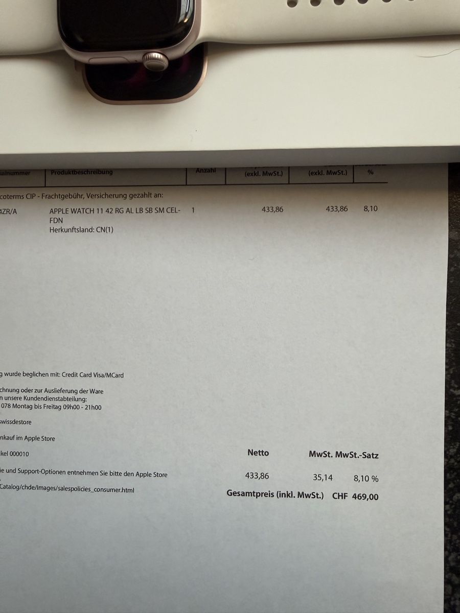 Apple Smartwatch: Apple Watch 11 42 mm wifi&cellular – Usato da Mühleberg venduto da Shindy14 2