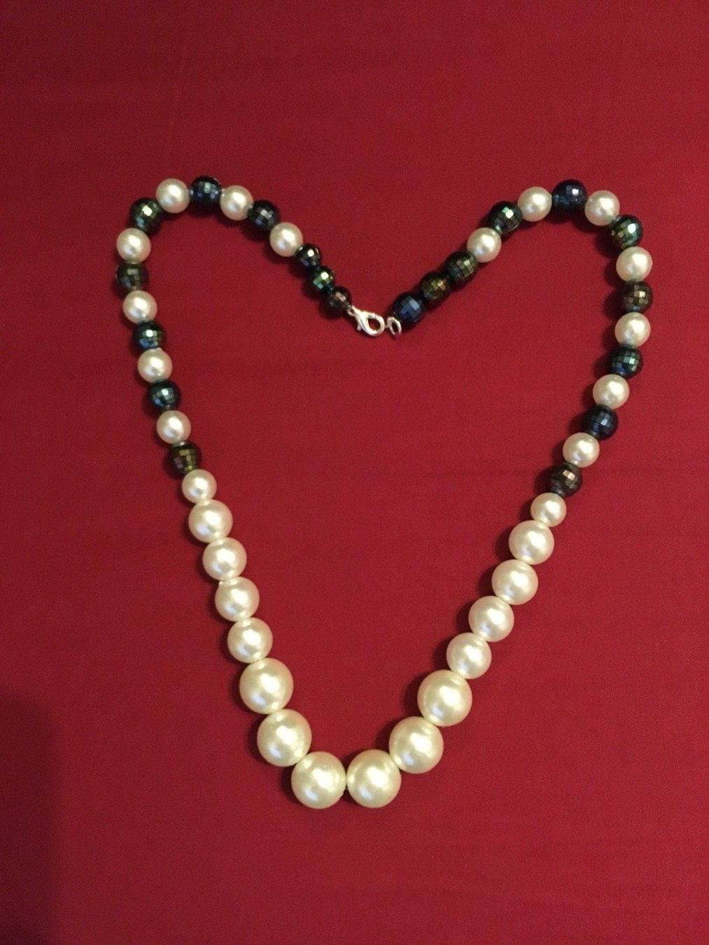 Perle (finte): Perlen Kette WUNDERSCHÖNES Weihnachtsfest Geschenk!!! – Usato da Bellinzona venduto da LuganoBoutique 5