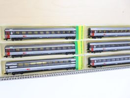 Minitrix 6 x SBB Panorama/Personenwagen 13367/66/65 - Top