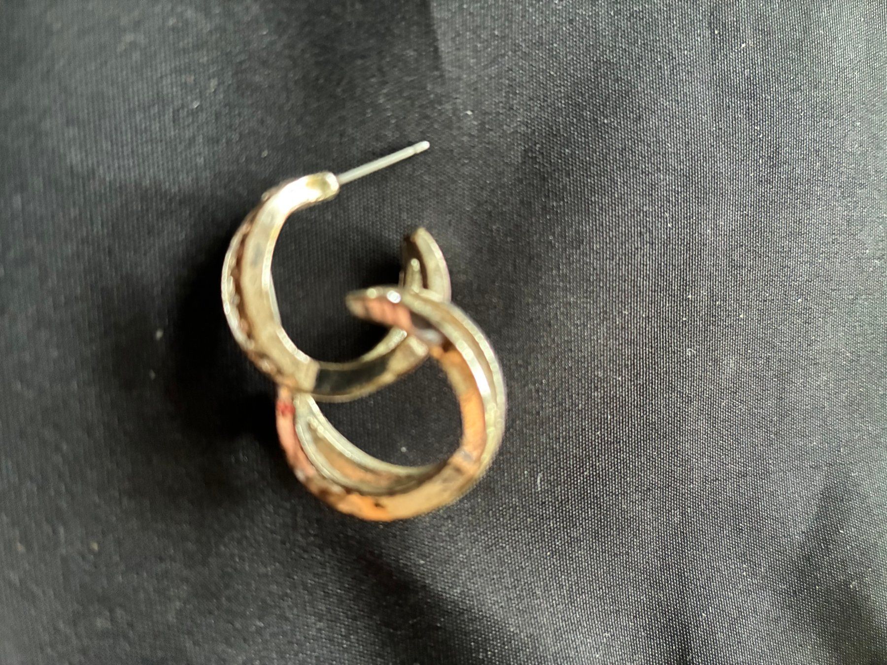 Orecchini pendenti & Orecchini a lobo: boucles oreilles argenté avec petits strass – Usato da Evilard venduto da nenette01 1