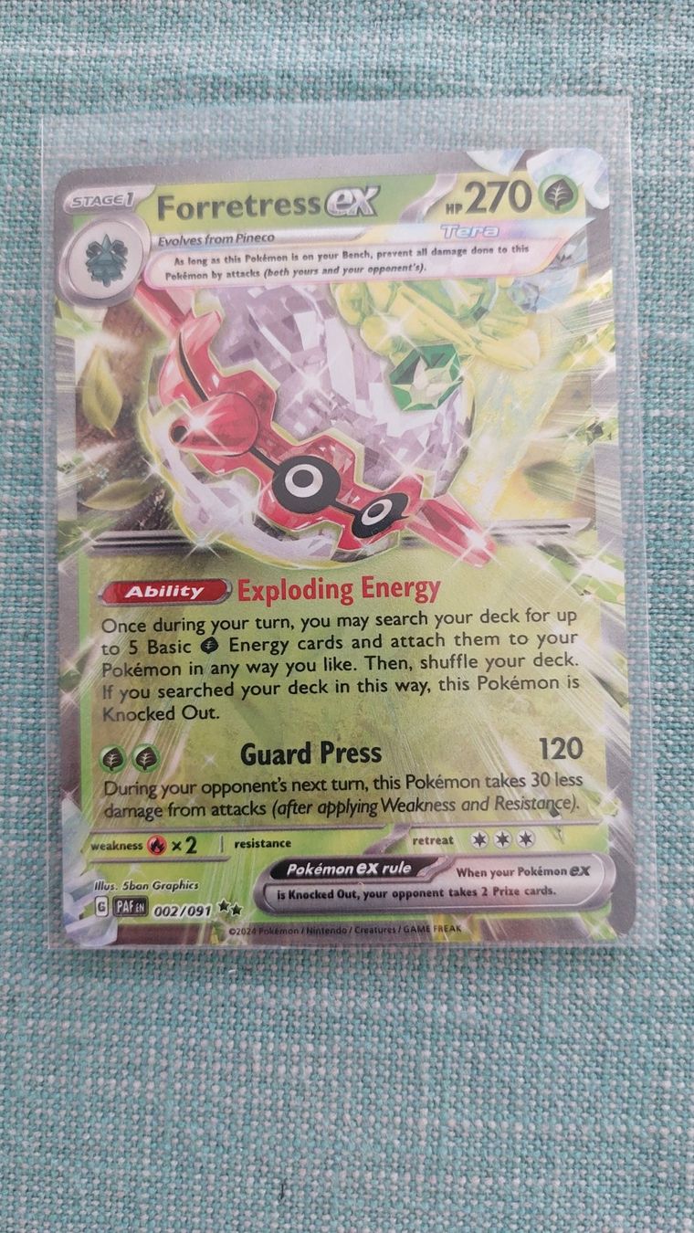 Pokémon Sammelbilder & Trading cards: Forretress ex Paldean Fates – Neu (gemäss Beschreibung) aus Bellinzona von Pagur