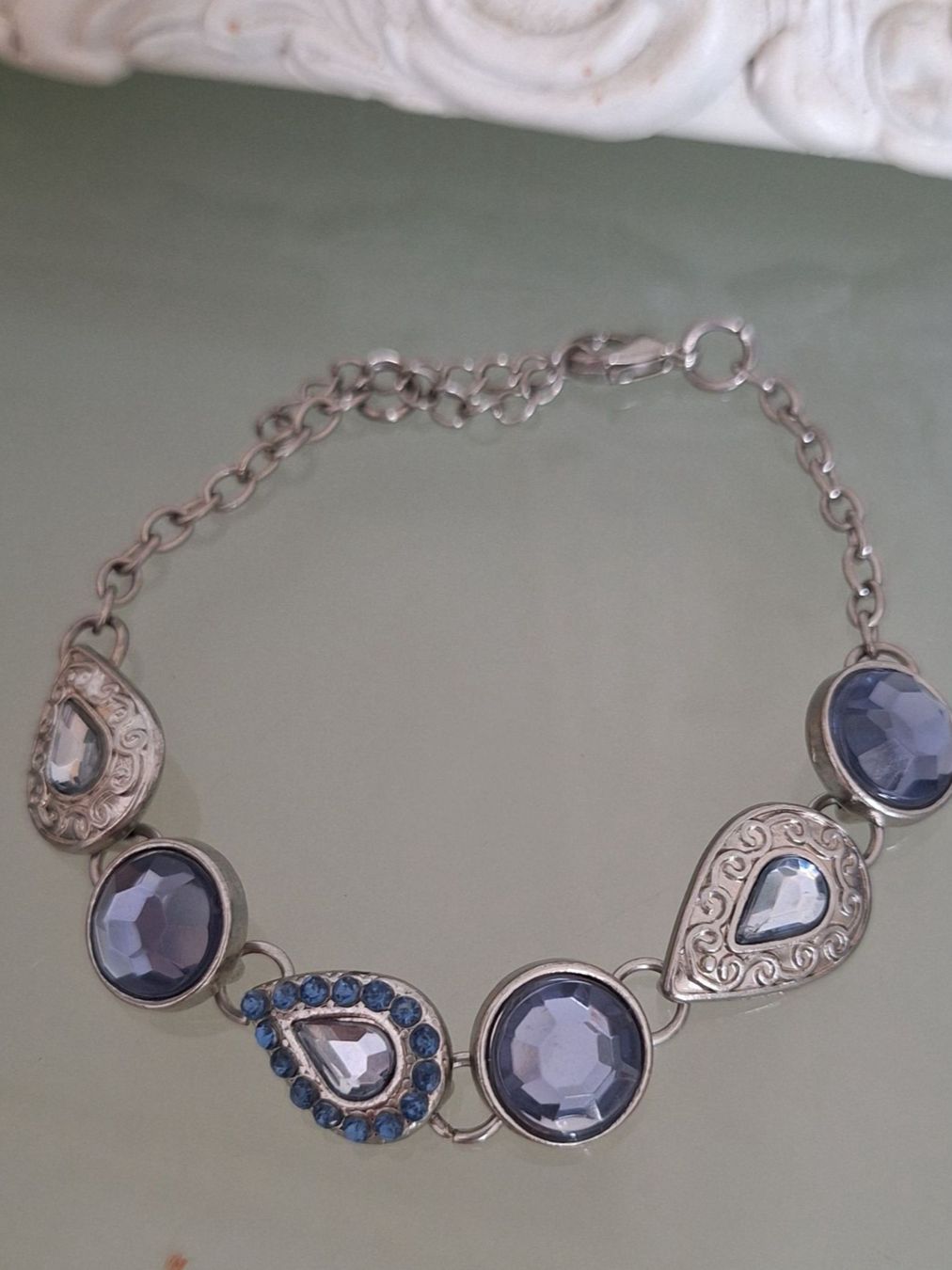 Armbänder & -reifen: Vintage blaues Armband – Gebraucht aus Kerzers von ExpressoTerreno