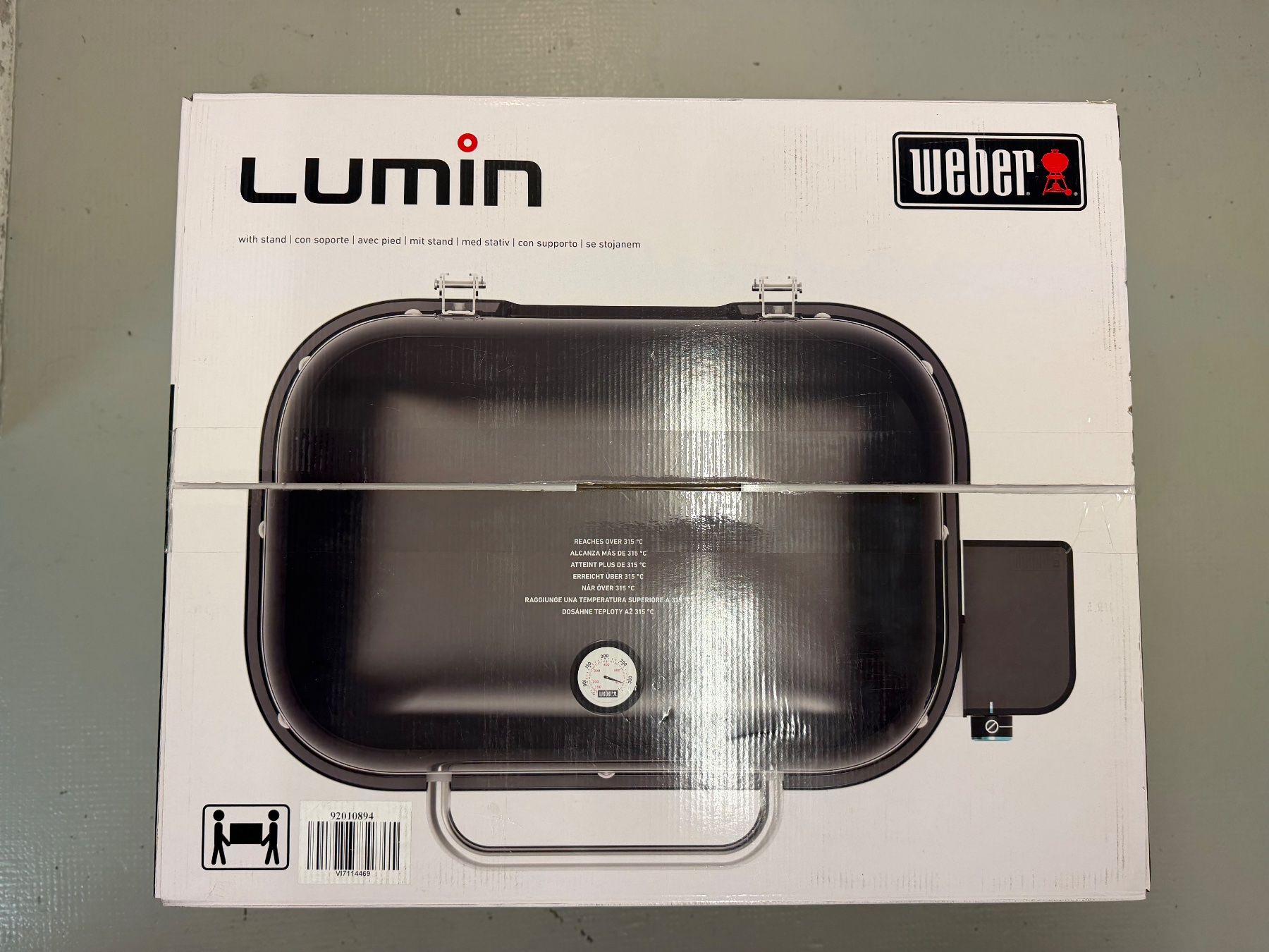 Weber Griglie: Weber Lumin Elektrogrill mit Stand Schwarz – Nuovo e nell'imballaggio originale da Basel venduto da Toby1 2