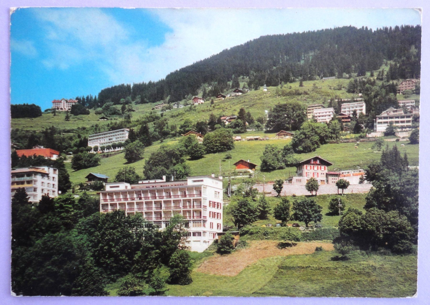Cartoline postali: Hôtel Universitaire, Leysin – Usato da Fétigny venduto da Billy2miny