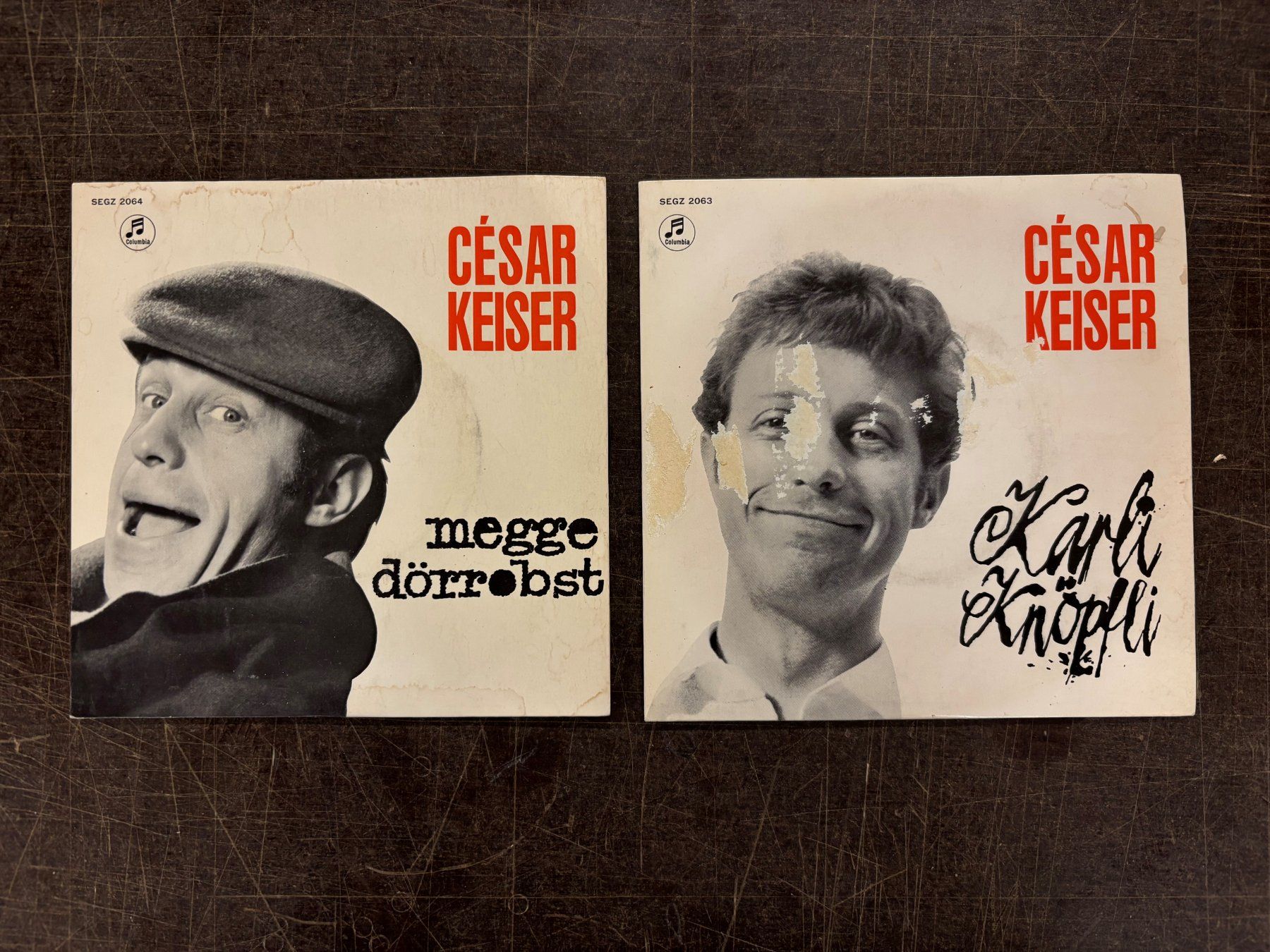 Vinyles: Cesar Keiser 2 Single Platten – D'occasion à Basel par andipfandi