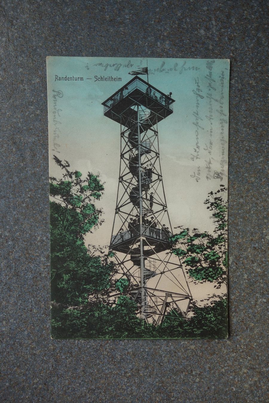 Cartoline postali: Ansichtskarte Schleitheim Randenturm 1911 – Usato da Stein am Rhein venduto da Laffoni