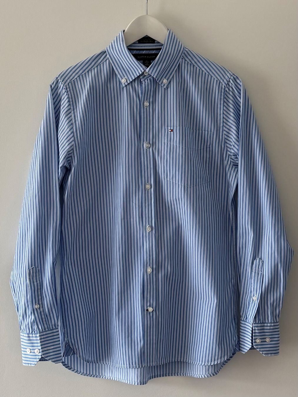 Tommy Hilfiger Hemden: Tommy Hilfiger Hemd hellblau gestreift Gr. 14 xs – Neu (gemäss Beschreibung) aus Wabern von fengshui63 4