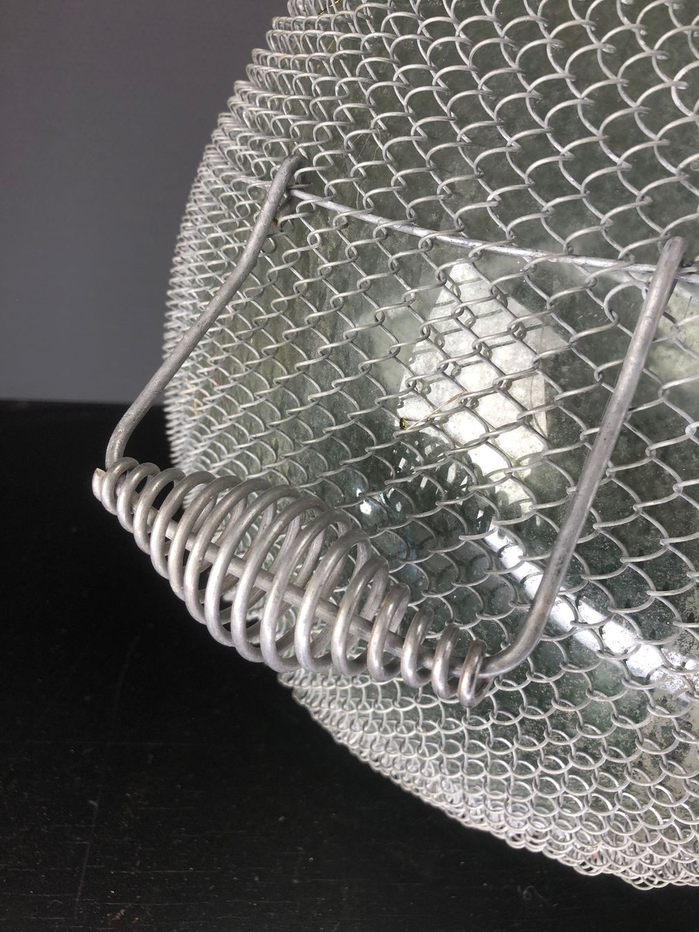 Accessori: Grosse Weinflasche, Weinballon, Mostflasche mit Gitternetz – Usato da Laufenburg venduto da industrial-silence 1