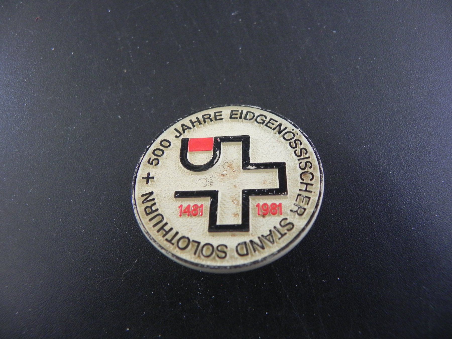 Broches & Aiguilles: Abzeichen 500 Jahre Stand Solothurn 1981 – D'occasion à Biel/Bienne par Gogolozi