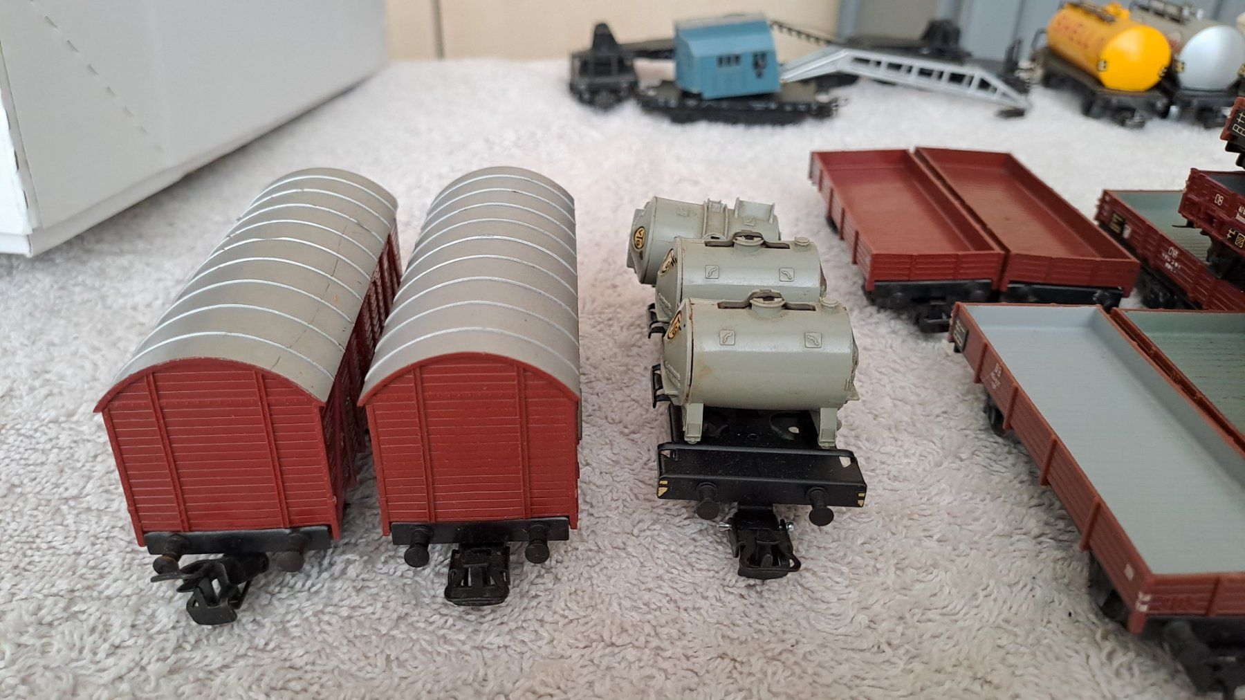 Märklin Modellini di ferrovie: Märklin 18 Güterwagen H0 WS/13 – Usato da Winterthur venduto da Riebeli333 6