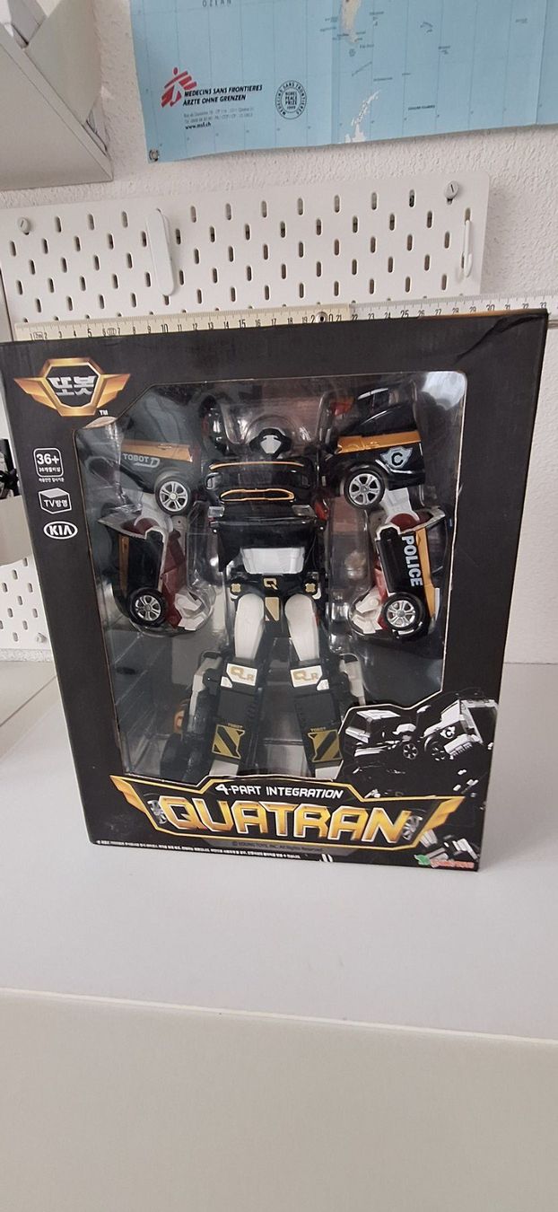 Spielzeuge: Transformer TOBOT Quatran 4-Part Integration, 35cm hoch neu! – Neu und originalverpackt aus Mellingen von Edson58
