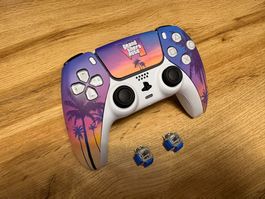🎮Manette PS5 GTA6 Blanche & Joysticks TMR