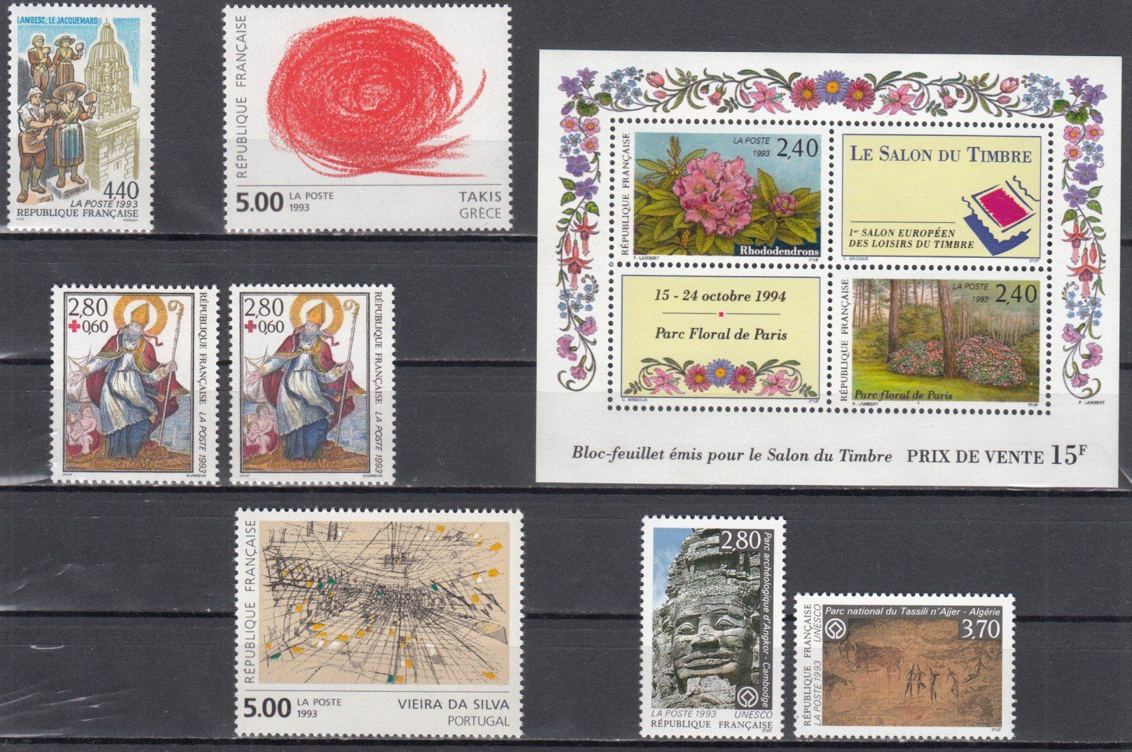 Tutti i francobolli: Frankreich 1993 postfrisch – Usato da Bürglen TG venduto da StampGraf 6
