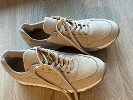 Damen  Sneakers - Schnürschuhe beige von Heine Gr. 39