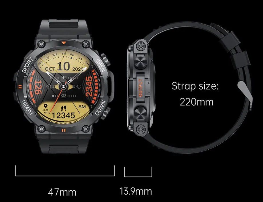 Smartwatch: Outdoor Multifunktion Smartwatch – Nuovo e nell'imballaggio originale da Châtelaine venduto da topshop.switzerland 2