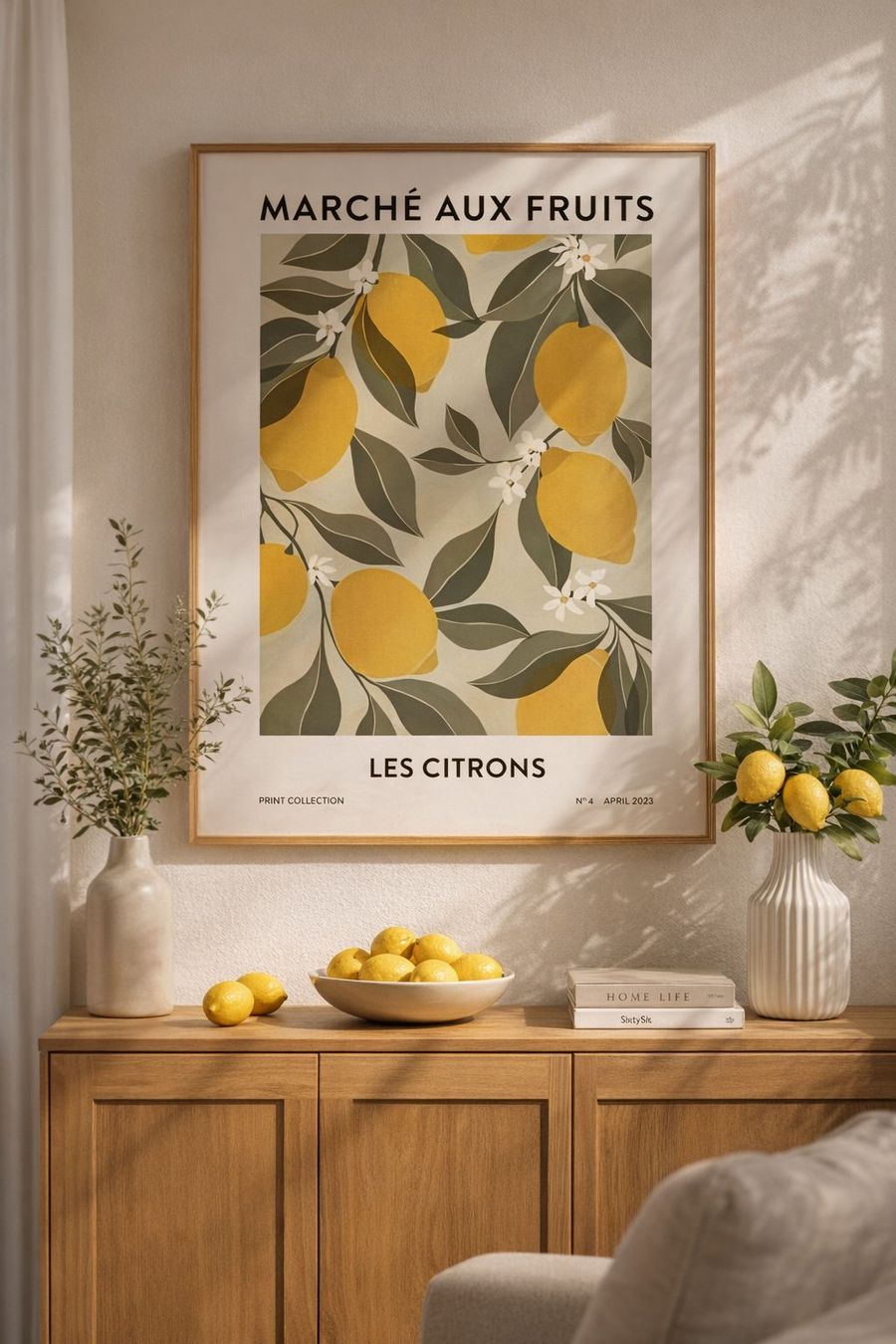 Poster & Bilder: Poster affiche Impression Les citrons Vintage rétro déco – Neu und originalverpackt aus Meyrin von Nostalgica 2