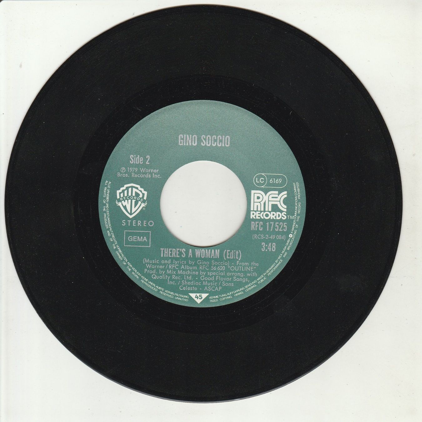 Vinyles: Gino Soccio - The Visitors 7" Vinyl 1979 – D'occasion à Tübach par JamesStone 3