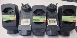 Abzweigstecker 2+1x Typ 13 mit Kinderschutz