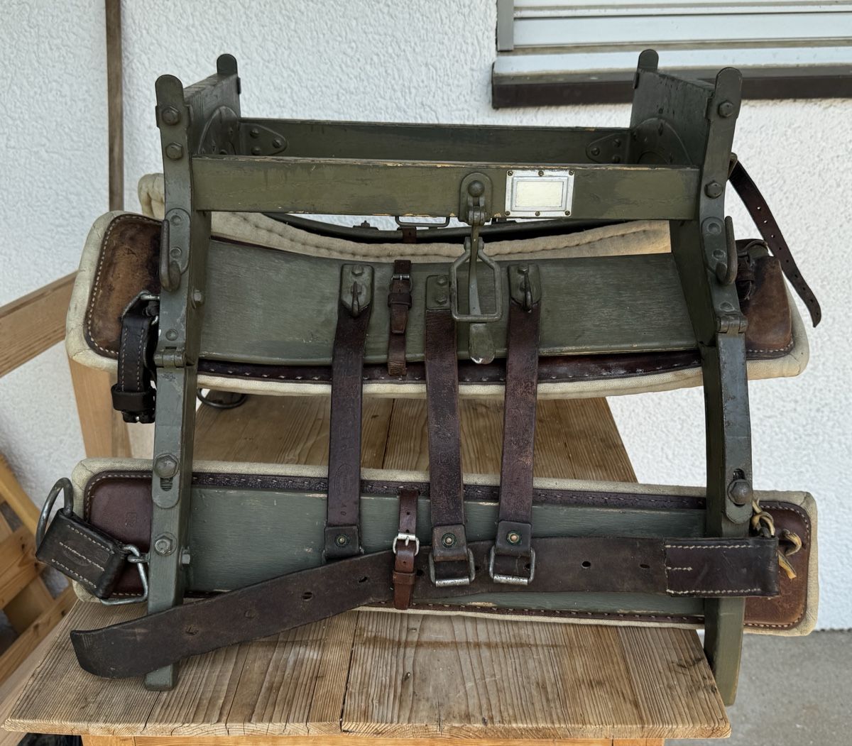 Sattel & Sattelzubehör: Bastsattel Modell 06 Schweizer Armee für Pferde – Gebraucht aus Zürich von azi_93g1