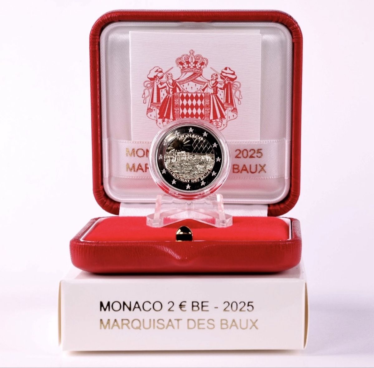Alle Münzen: 2 Euro Proof Monaco Marquisat Des Baux – Neu und originalverpackt aus Wädenswil von giu_gkt7
