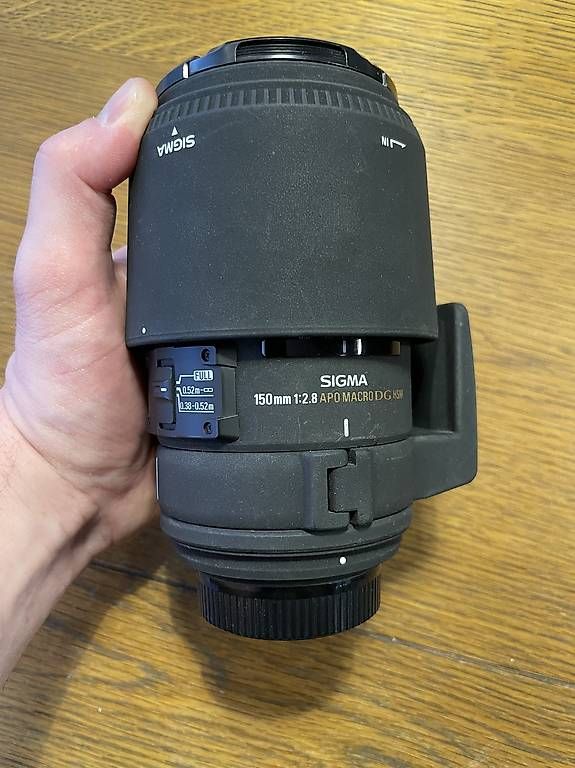 Obiettivi: Sigma 150mm 2.8 APO MACRO DG HSM – Usato da Willisau venduto da rmnkch