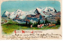 Eiger - Mönch - Jungfrau  1899