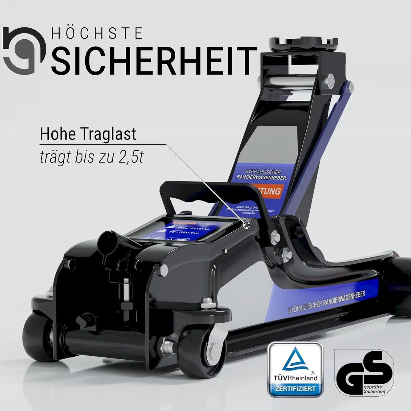 Tutti gli attrezzi: HAGO Hydraulischer Wagenheber 2,5T – Nuovo e nell'imballaggio originale da Bottighofen venduto da zaap 1