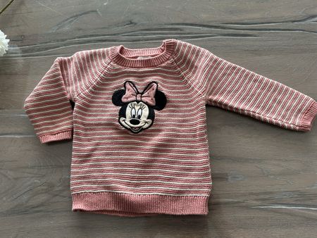 Girls Pullover Grösse 74 Minnie Maus Disney C&A🎀