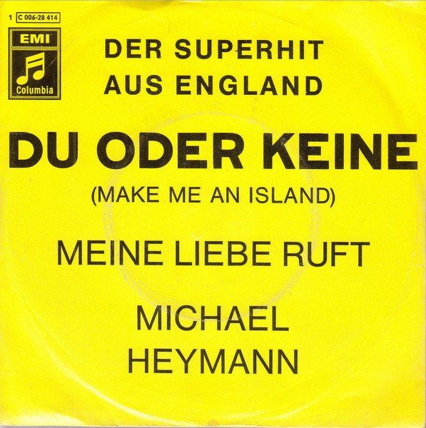 Dischi in vinile: Heymann Michael – Du oder keine (7") – Usato da Romanshorn venduto da and_2nf7