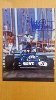 Jackie Stewart, Original Autogramm auf Foto in Farbe