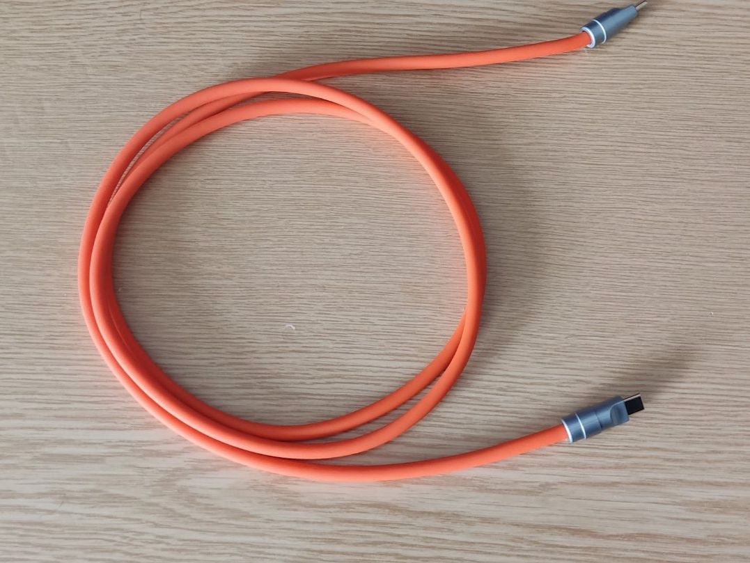 Cavi: Orange Silicone USB-C Cable – Usato da Romanshorn venduto da Rn222 1