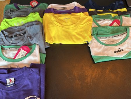 Bundle of 13 sport t-shirts (different brands/colors/sizes)