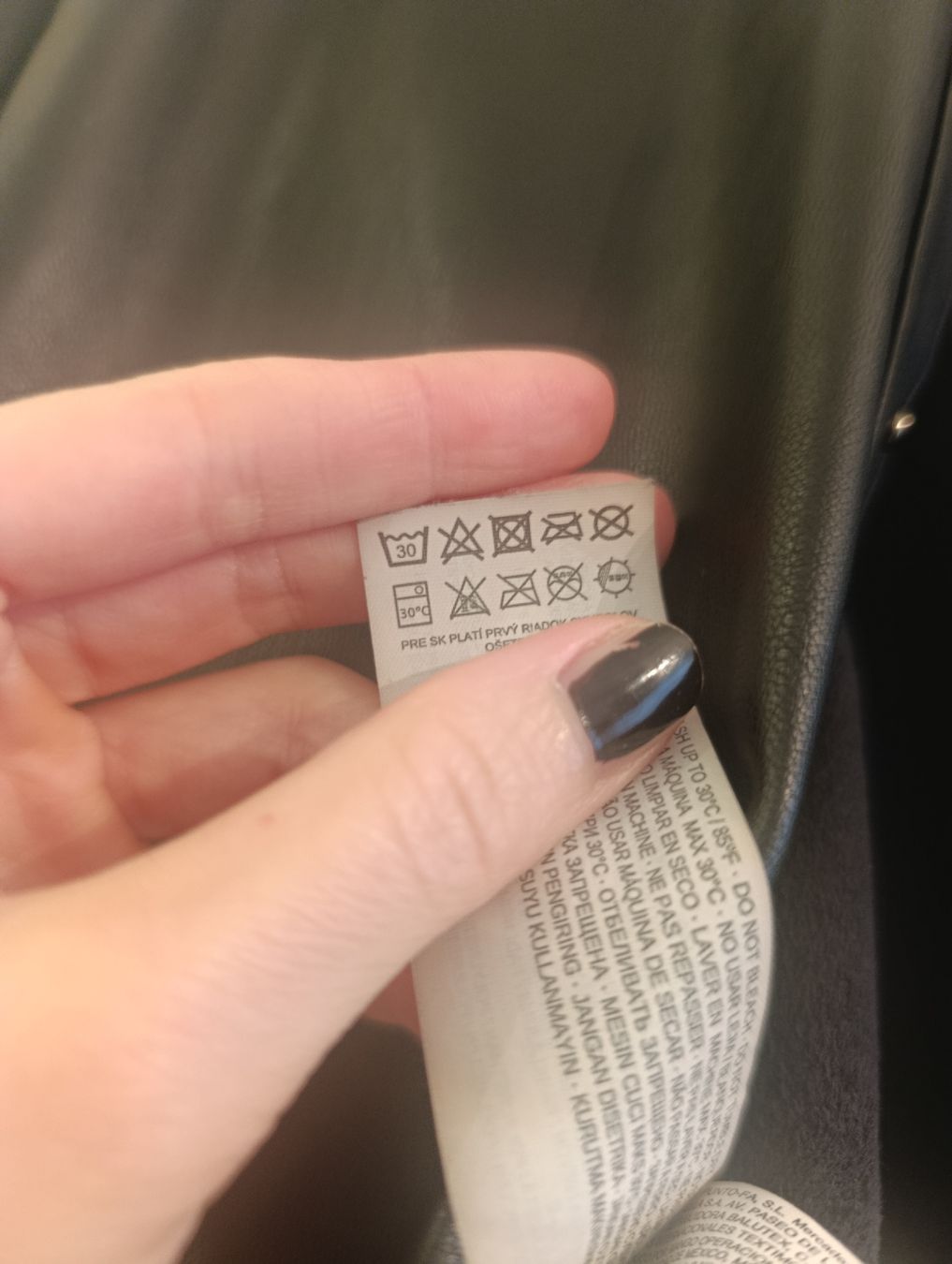 Zara Camicette: Bluse/Jacke in Lederoptik Gr. 34 – Usato da Dietikon venduto da iksan 3