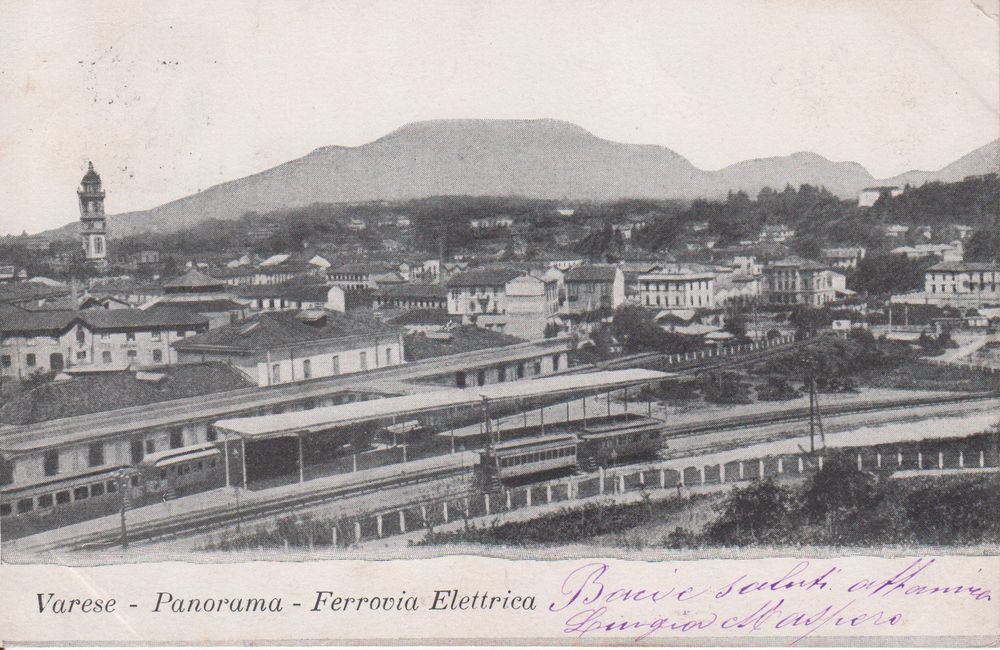AK Varese Panorama Ferrovia Elettrica. Inizio 1900 Kaufen auf Ricardo