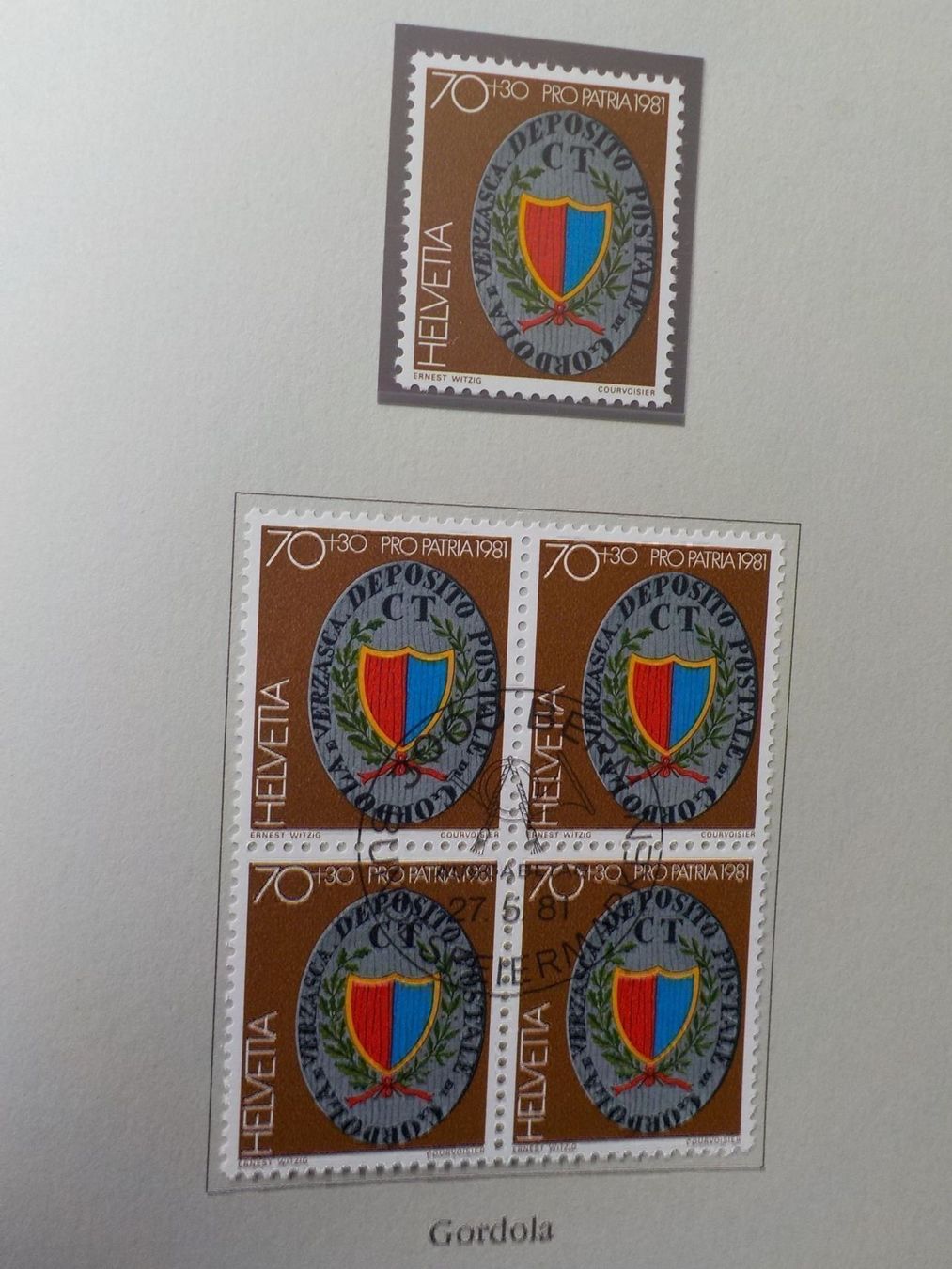 Alle Briefmarken: 1981, Pro Patria, Postschilder – Neu (gemäss Beschreibung) aus Muri b. Bern von Ricardoverkauf 2