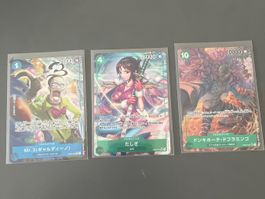 3 Japanische FullArt One piece