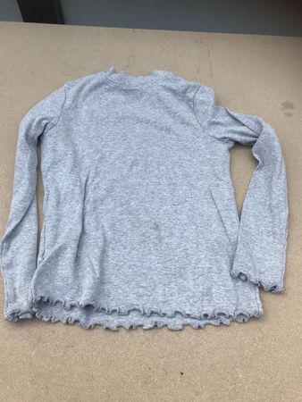 Mädchen Sweatshirt Pullover grau 134