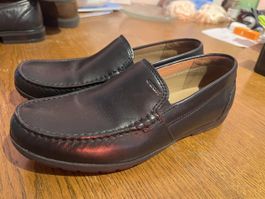 GEOX Mokassins Leder schwarz Grösse 40 neu