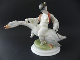 HEREND Ungarn - Schöne Figur * Matthias der Gänsejunge * TOP
