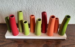 Handgetöpferte Blumenvase