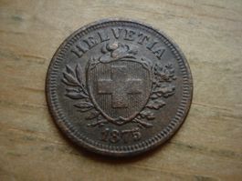 (W5) 1 Rappen 1875
