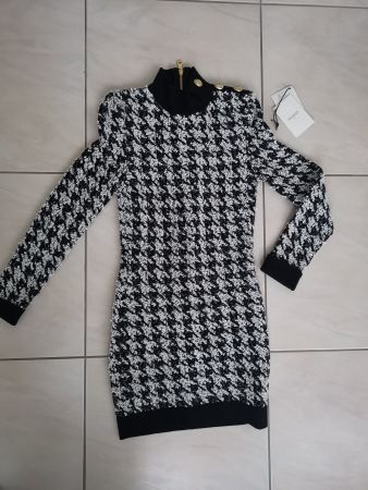 Balmain Mini Strickkleid 36