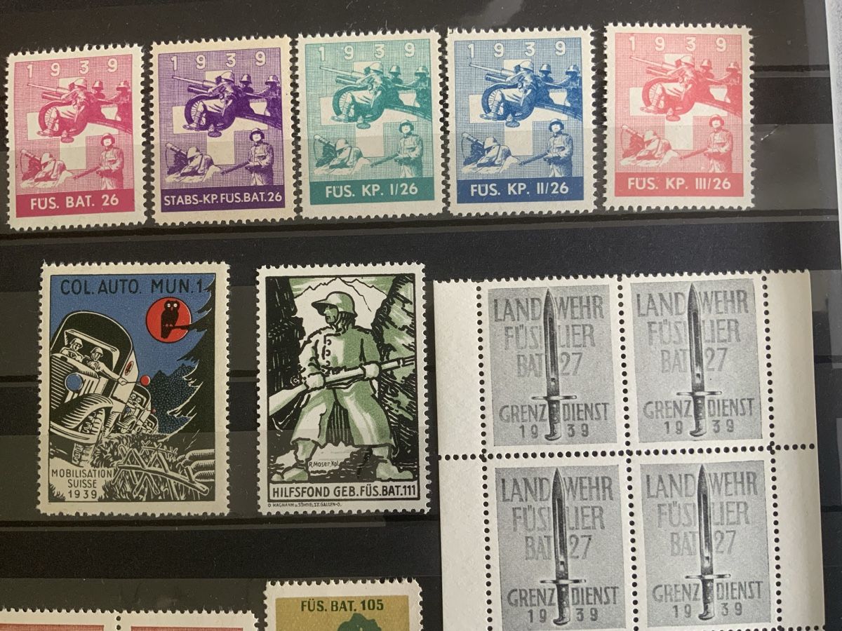 Tous les timbres: Soldatenmarken – Neuf (Voir description) à Binningen par chr_cr5n 1