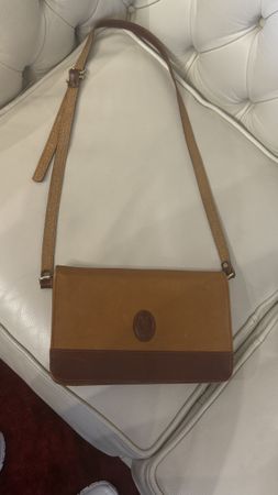 Vintage  YSL Ledertasche in Braun- und Cognactönen - Chic!