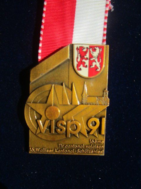 Medaglie: 16. Walliser Schützenfest 1991 in Visp – Nuovo (secondo la descrizione) da Luzern venduto da Horoskop1 1