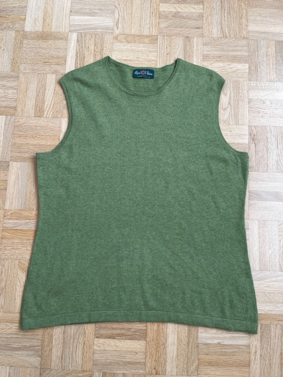 Gilet & Giacche senza maniche: Damen Pullunder Alan Paine Baumwolle Kaschmir Gr. 44 – Usato da Zürich venduto da Kleanthy 4