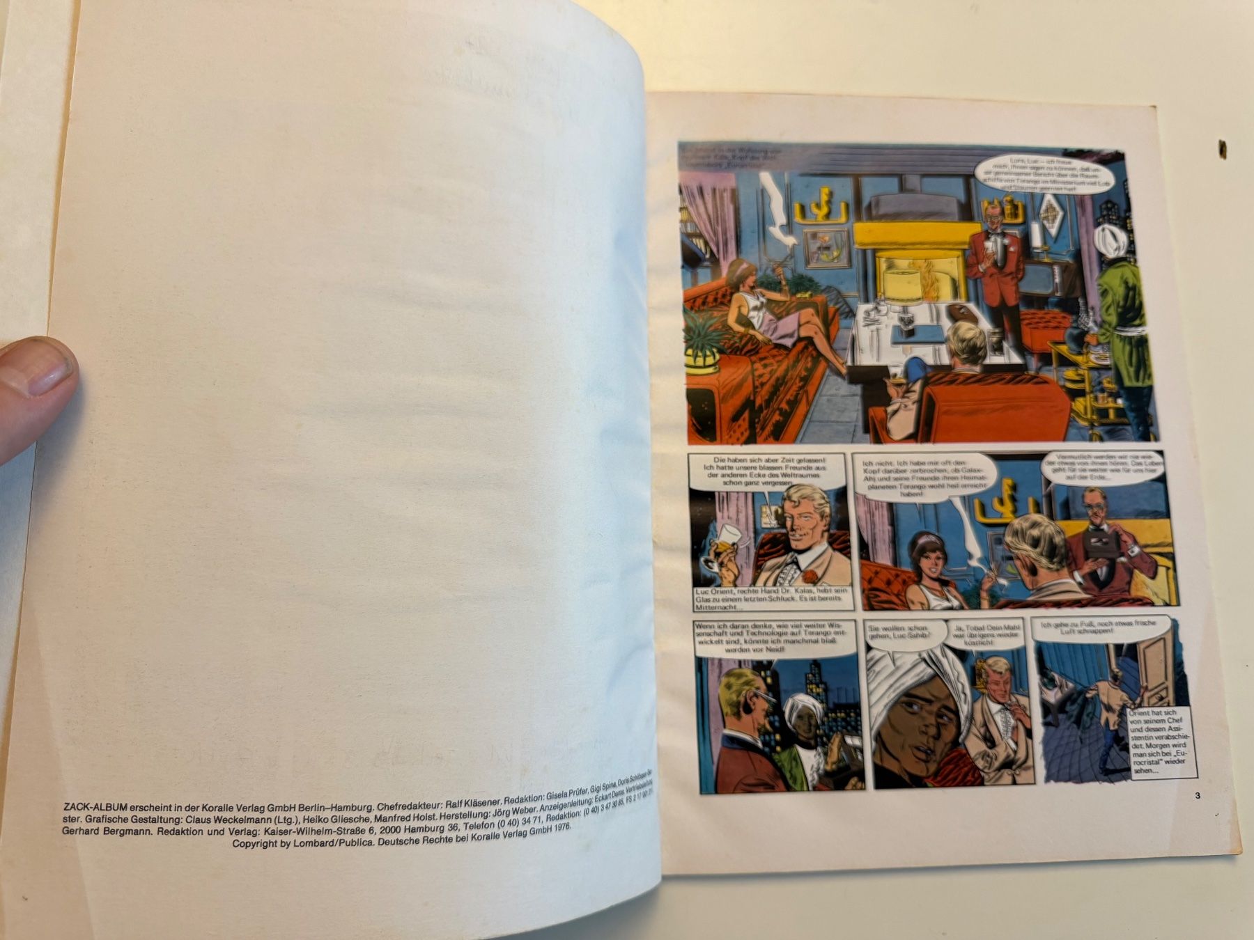 Fumetti: ZACK ALBUM 15 LUC ORIENT – Usato da Münsingen venduto da Ganjam 3