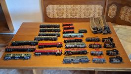 H0 AC, DC, 13 Loks, 13 Wagen, 34 Piko Gleise Bastler lot.