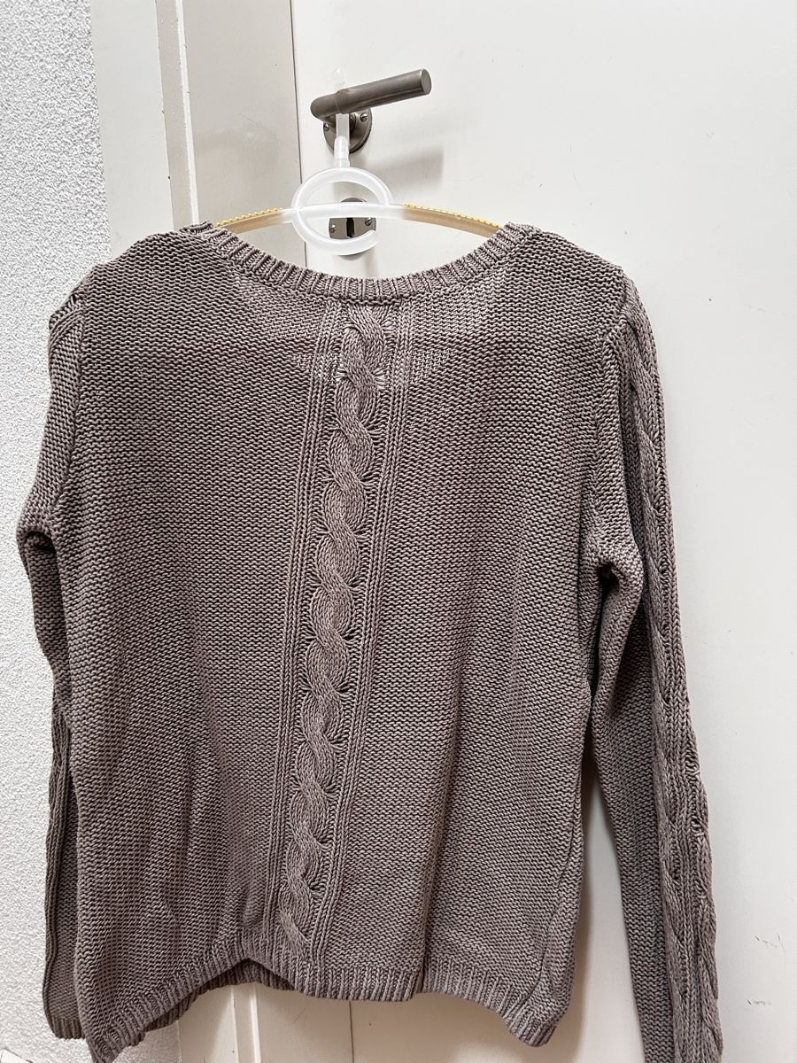 H&M Pullover & Sweatshirts: Brauner Herbstpullover Zopfmuster – Gebraucht aus Teufen ZH von jas_8yhh 2