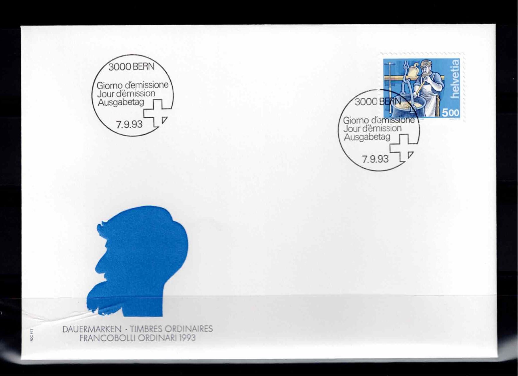 Tutti i francobolli: CH FDC Eimzelmarke 1993 – Usato da Koblenz venduto da Markenhimmel